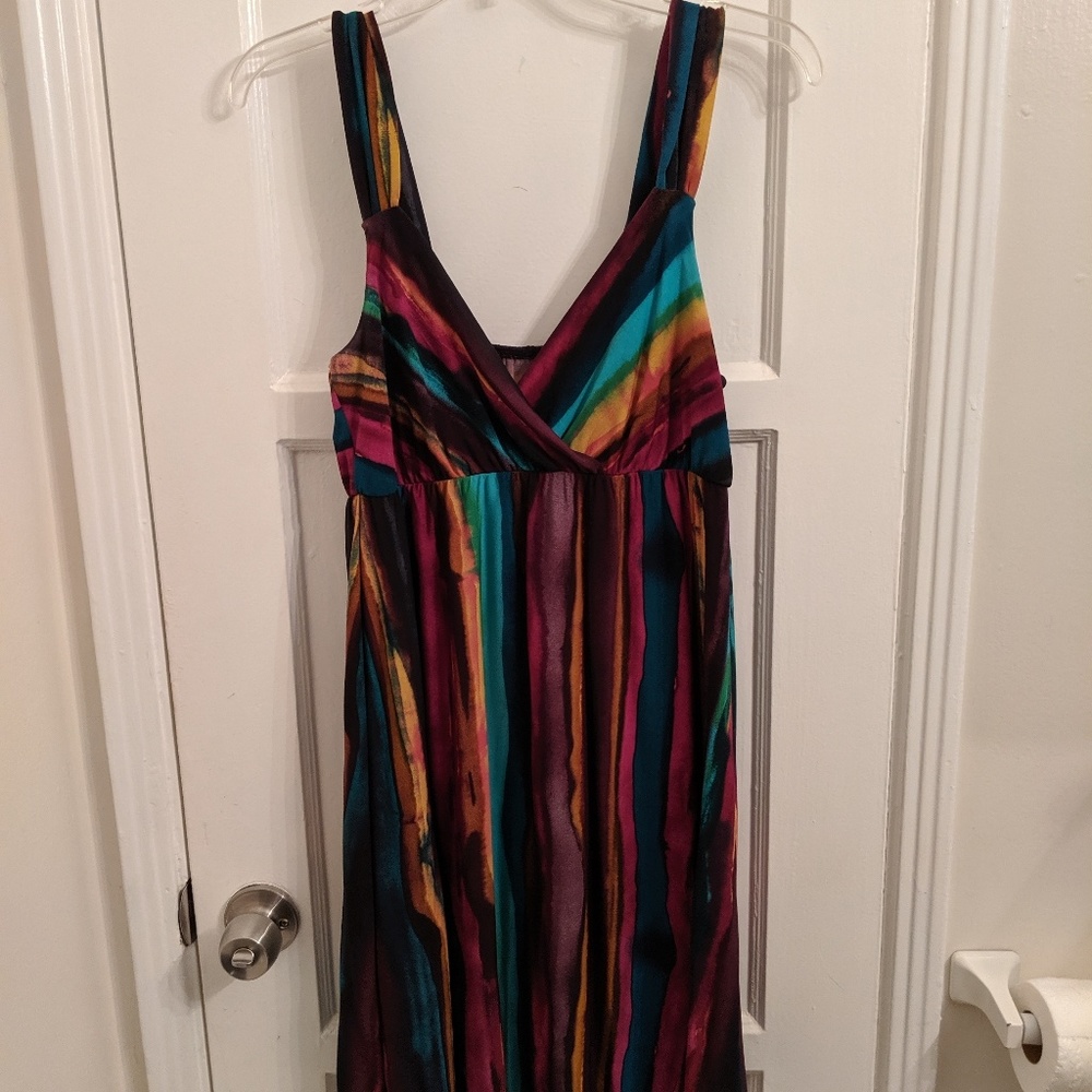 Colorful Striped Dress